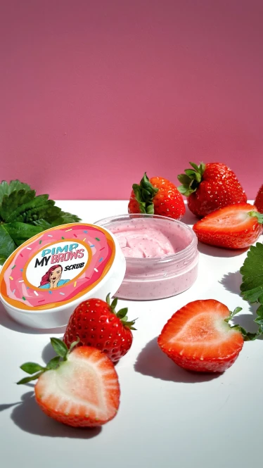 donat-rozowy-peeling-do-brwi-pimp-my-brows